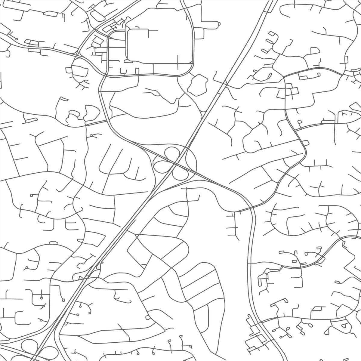 ROAD MAP OF COLUMBIA, MARYLAND BY MAPBAKES