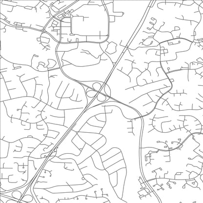 ROAD MAP OF COLUMBIA, MARYLAND BY MAPBAKES