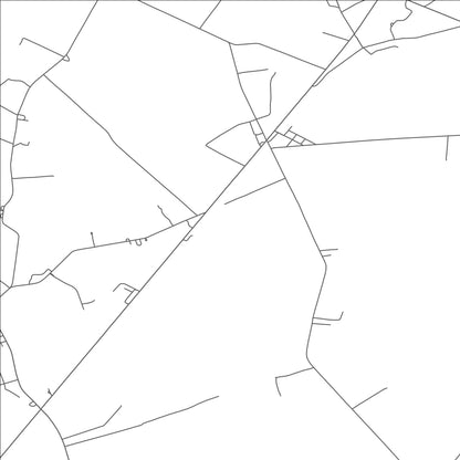 ROAD MAP OF CORDOVA, MARYLAND BY MAPBAKES