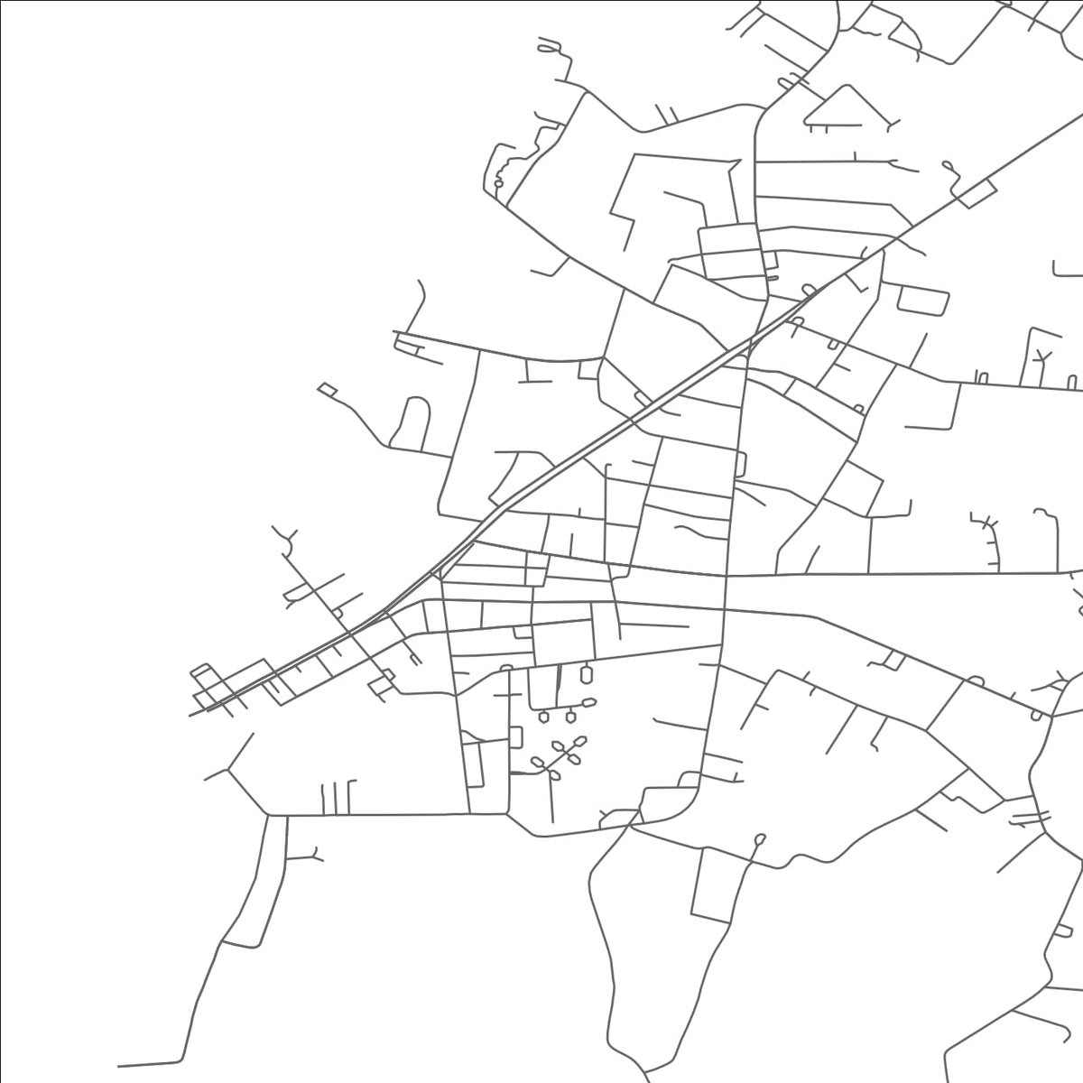 ROAD MAP OF CRISFIELD, MARYLAND BY MAPBAKES