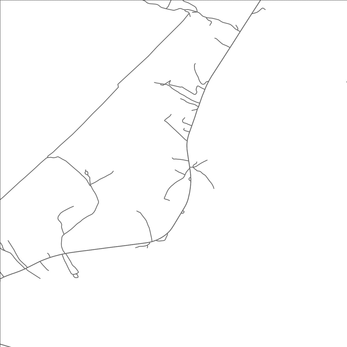 ROAD MAP OF DAWSON, MARYLAND BY MAPBAKES