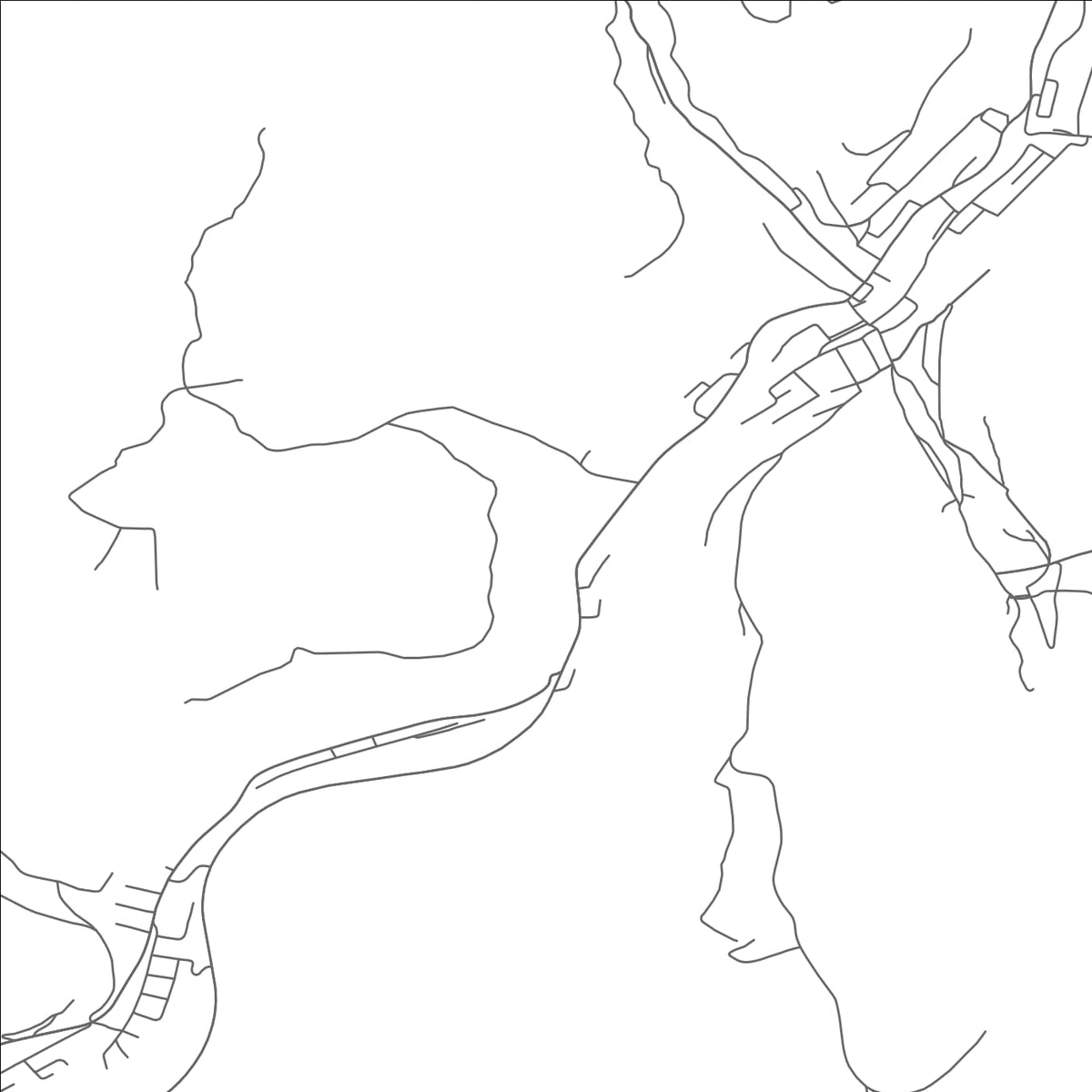ROAD MAP OF DETMOLD, MARYLAND BY MAPBAKES