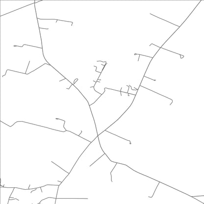 ROAD MAP OF DOWNSVILLE, MARYLAND BY MAPBAKES