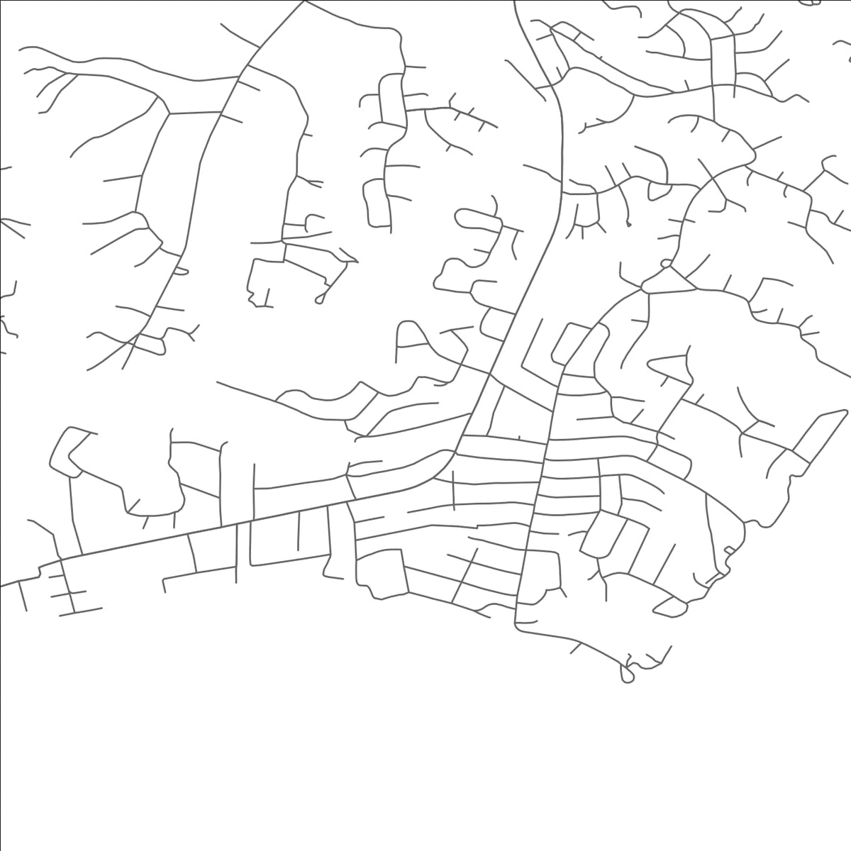 ROAD MAP OF DRUM POINT, MARYLAND BY MAPBAKES