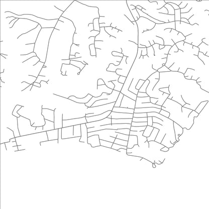 ROAD MAP OF DRUM POINT, MARYLAND BY MAPBAKES