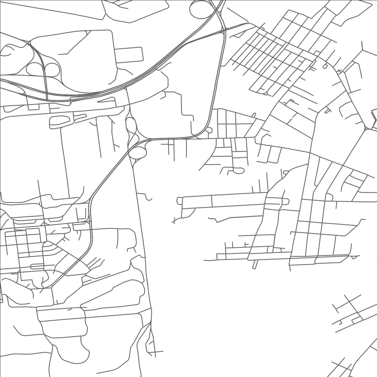 ROAD MAP OF EDGEMERE, MARYLAND BY MAPBAKES