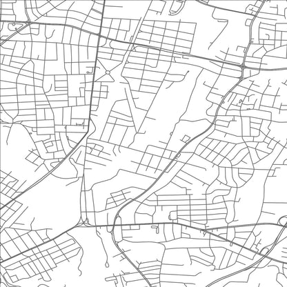 ROAD MAP OF EDMONSTON, MARYLAND BY MAPBAKES