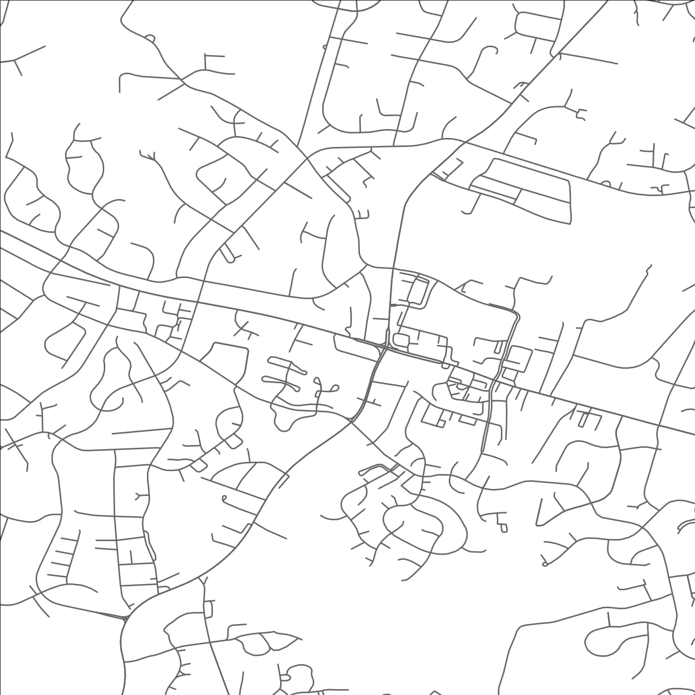 ROAD MAP OF ELDERSBURG, MARYLAND BY MAPBAKES