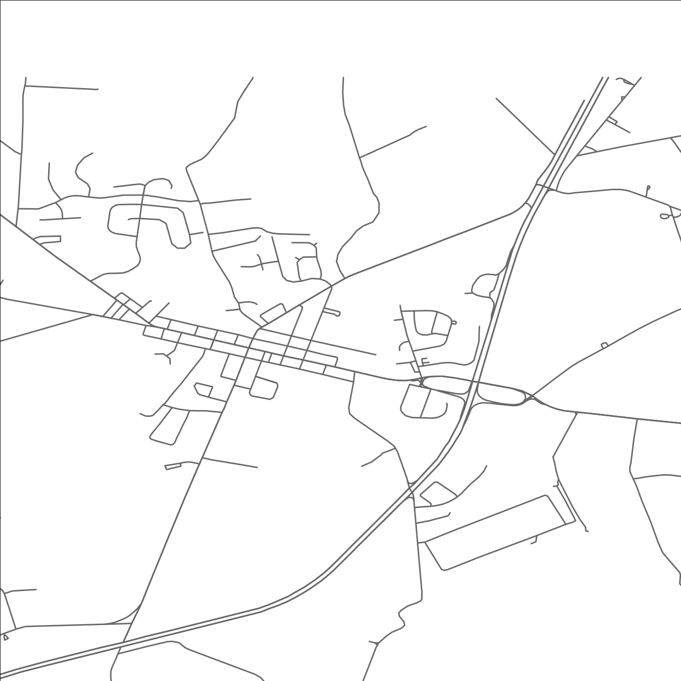 ROAD MAP OF EMMITSBURG, MARYLAND BY MAPBAKES