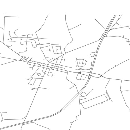 ROAD MAP OF EMMITSBURG, MARYLAND BY MAPBAKES