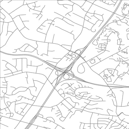 ROAD MAP OF FAIRLAND, MARYLAND BY MAPBAKES