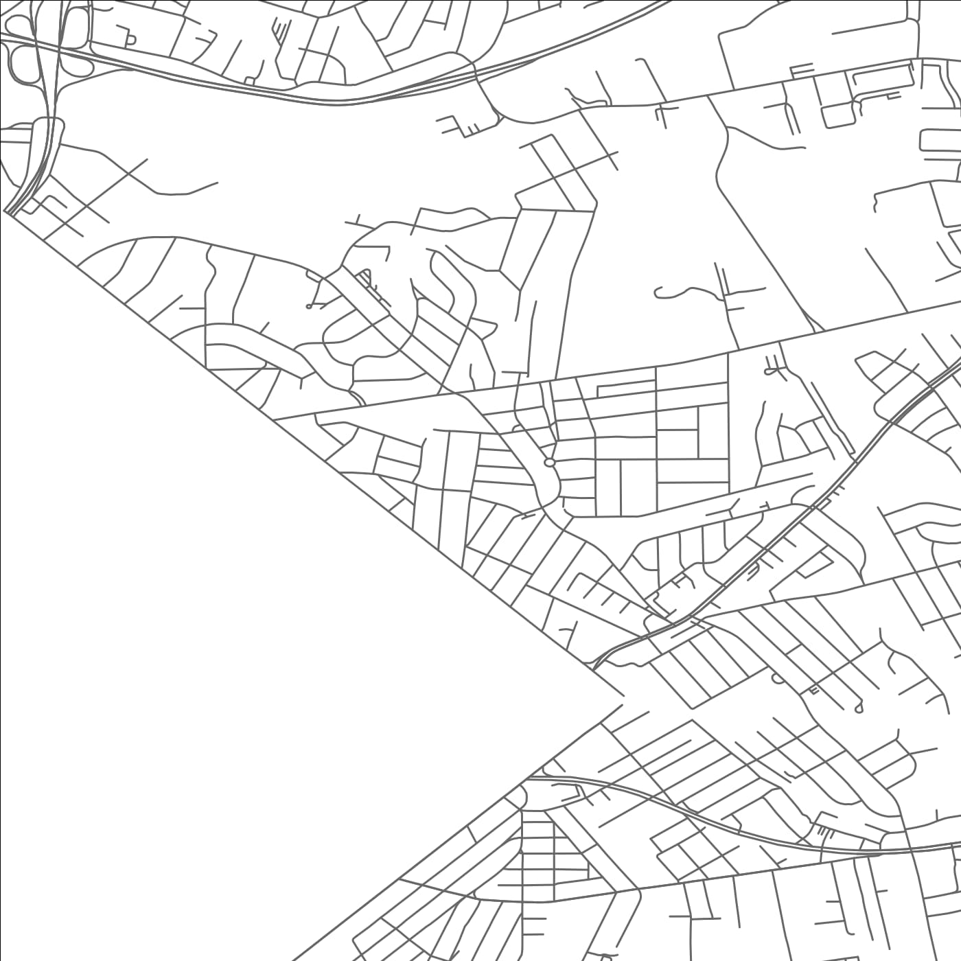 ROAD MAP OF FAIRMOUNT HEIGHTS, MARYLAND BY MAPBAKES