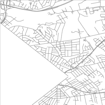 ROAD MAP OF FAIRMOUNT HEIGHTS, MARYLAND BY MAPBAKES