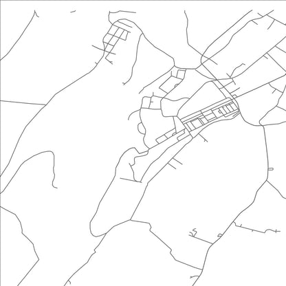 ROAD MAP OF FORT RITCHIE, MARYLAND BY MAPBAKES