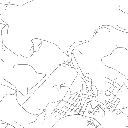 ROAD MAP OF FRANKLIN, MARYLAND BY MAPBAKES