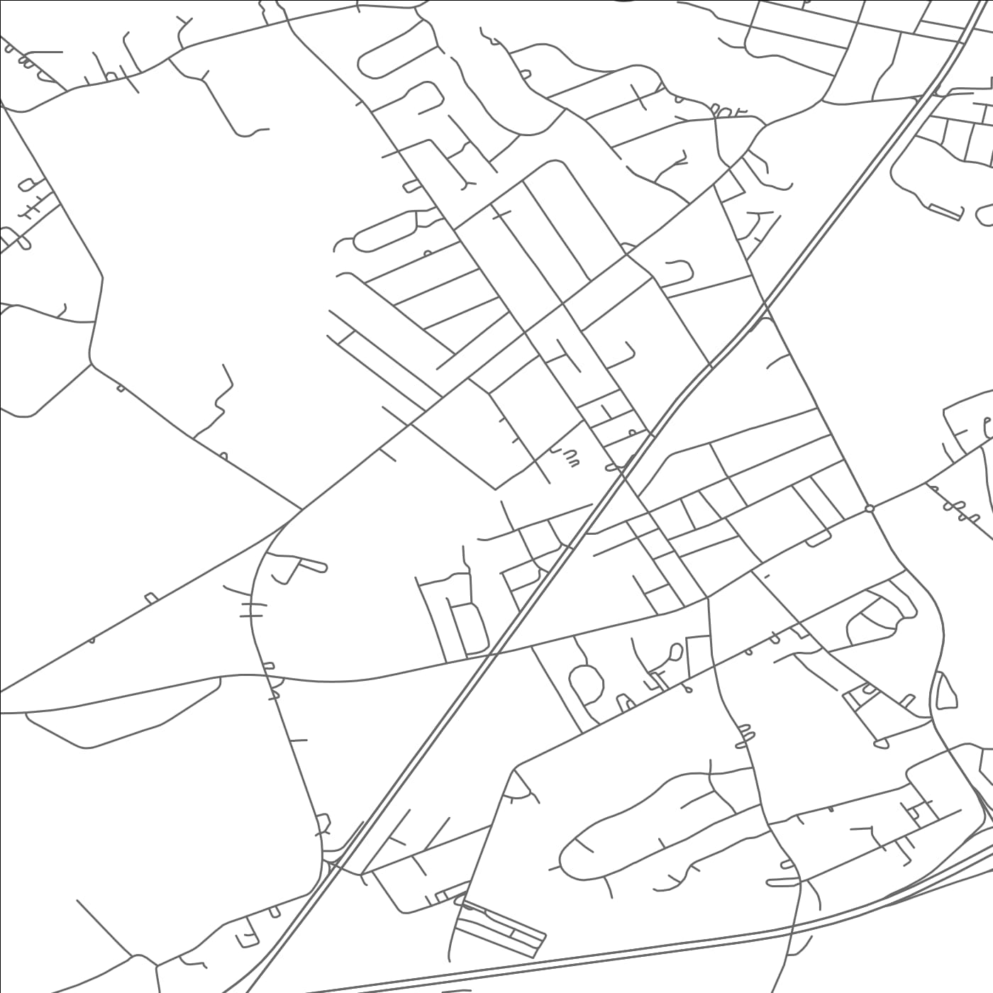 ROAD MAP OF FRUITLAND, MARYLAND BY MAPBAKES