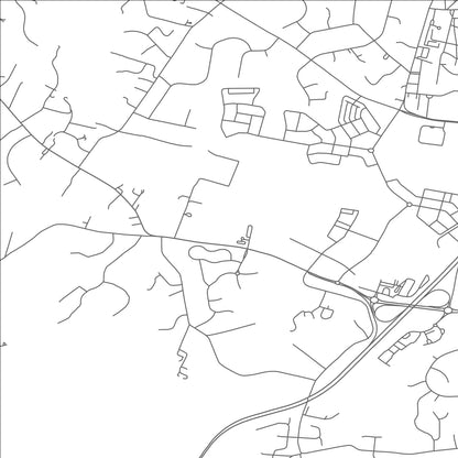 ROAD MAP OF FULTON, MARYLAND BY MAPBAKES