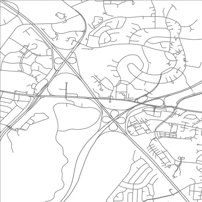 ROAD MAP OF GREENBELT, MARYLAND BY MAPBAKES