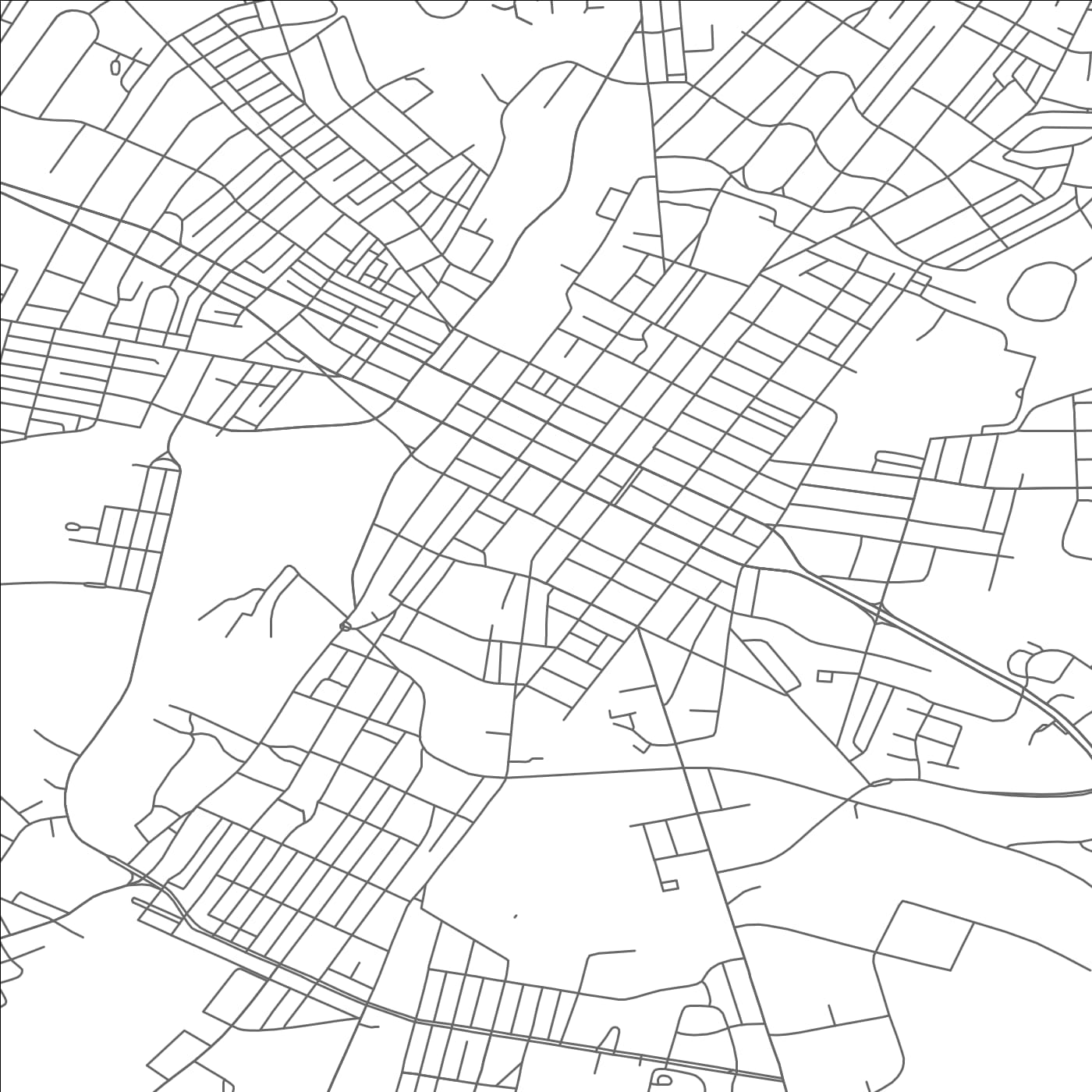 ROAD MAP OF HAGERSTOWN, MARYLAND BY MAPBAKES