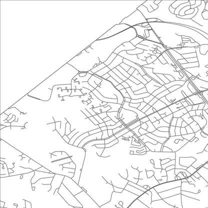 ROAD MAP OF HILLCREST HEIGHTS, MARYLAND BY MAPBAKES