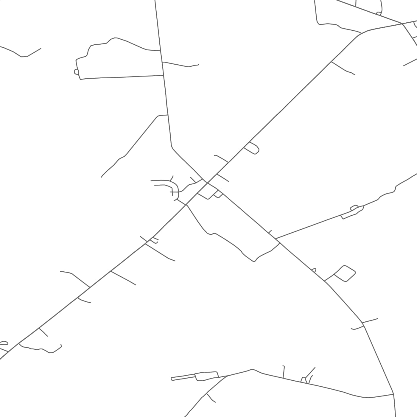 ROAD MAP OF KENNEDYVILLE, MARYLAND BY MAPBAKES