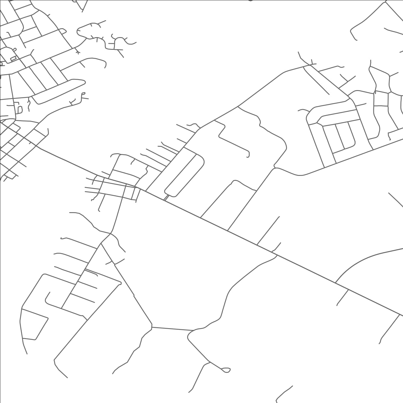 ROAD MAP OF KINGSTOWN, MARYLAND BY MAPBAKES