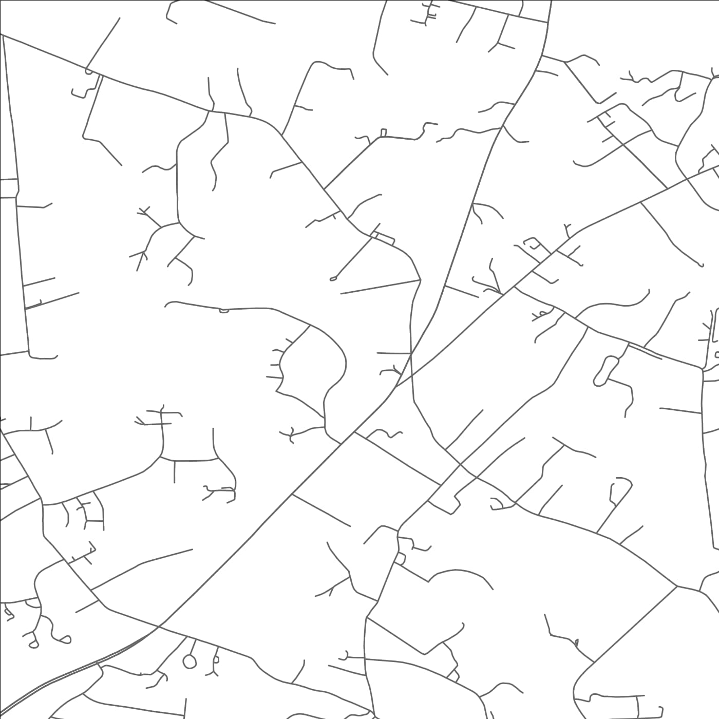 ROAD MAP OF KINGSVILLE, MARYLAND BY MAPBAKES