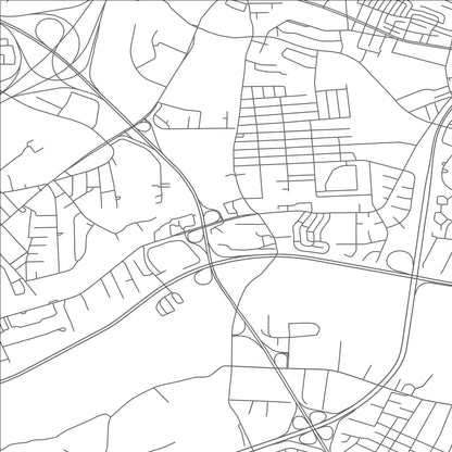 ROAD MAP OF LANSDOWNE, MARYLAND BY MAPBAKES