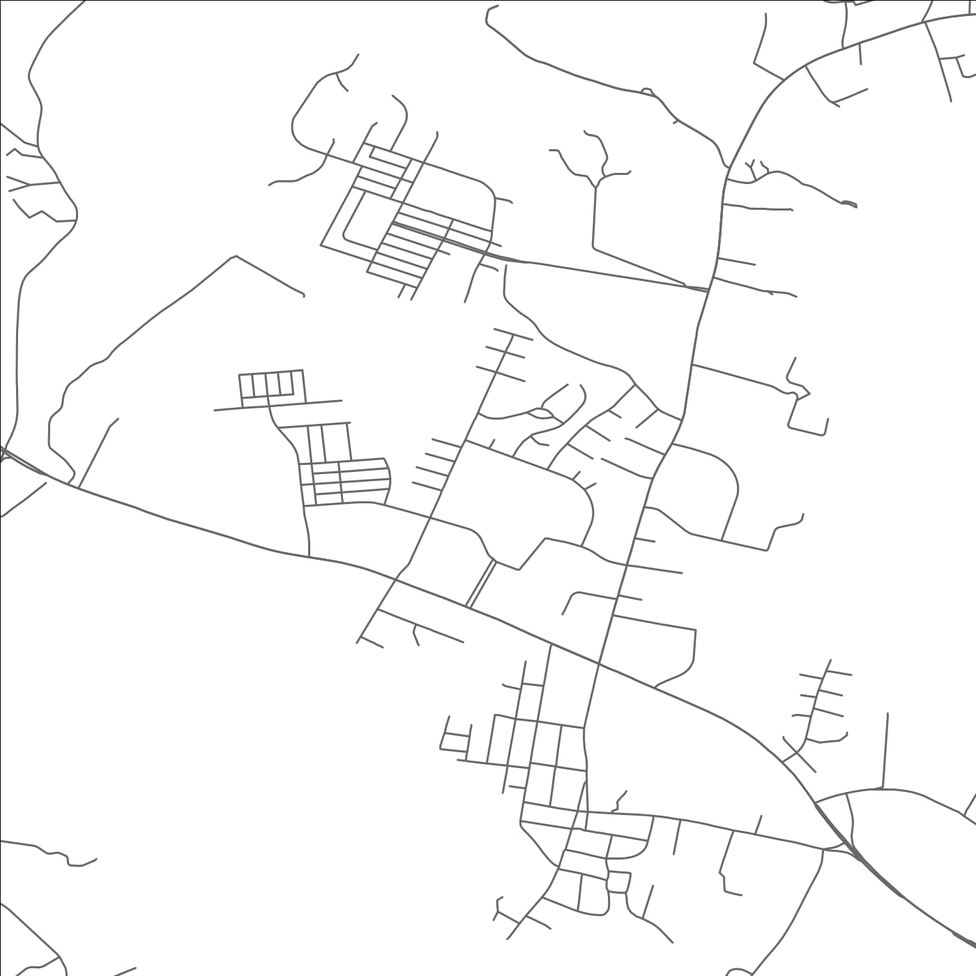 ROAD MAP OF LEONARDTOWN, MARYLAND BY MAPBAKES