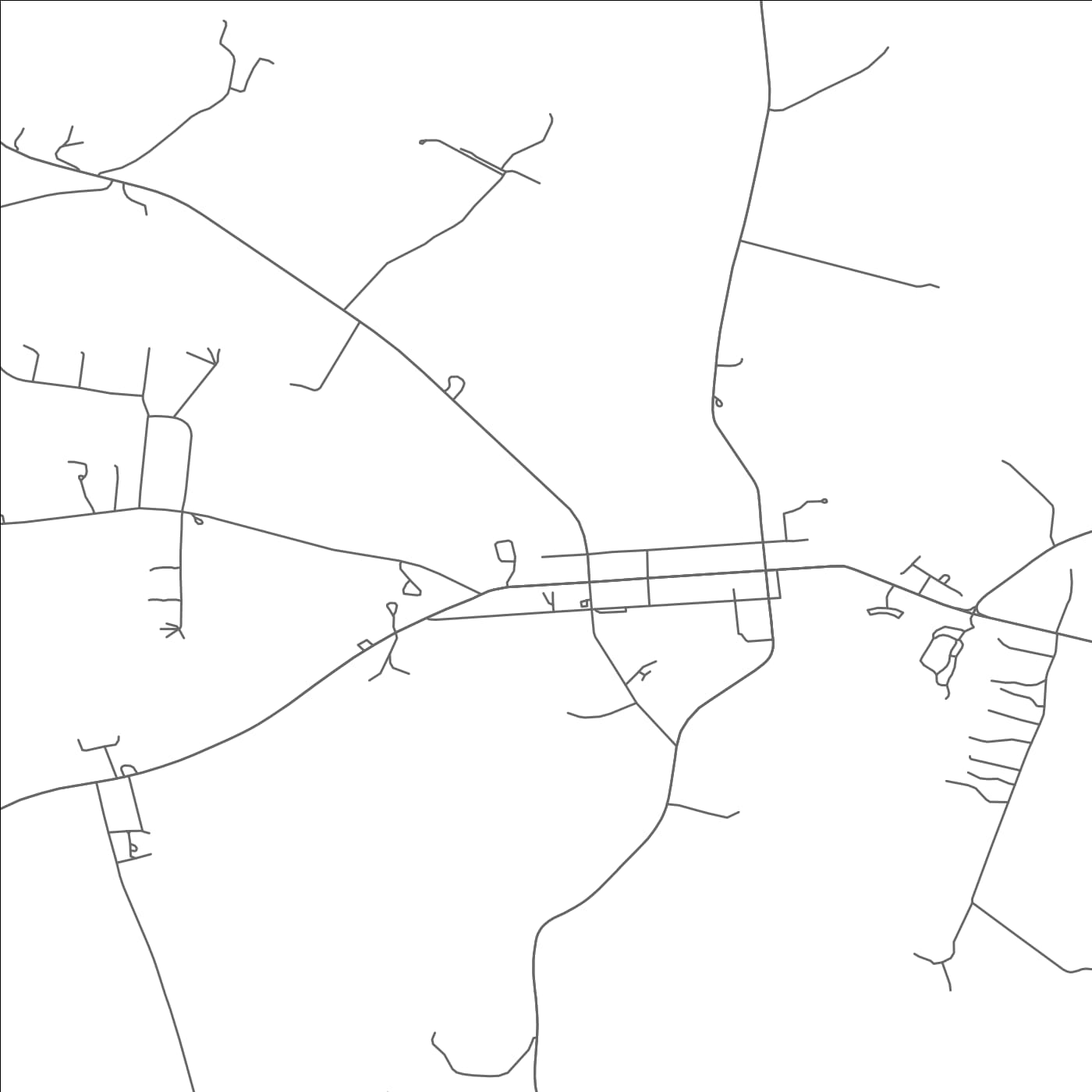 ROAD MAP OF LIBERTYTOWN, MARYLAND BY MAPBAKES