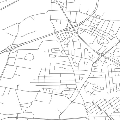 ROAD MAP OF LINTHICUM, MARYLAND BY MAPBAKES