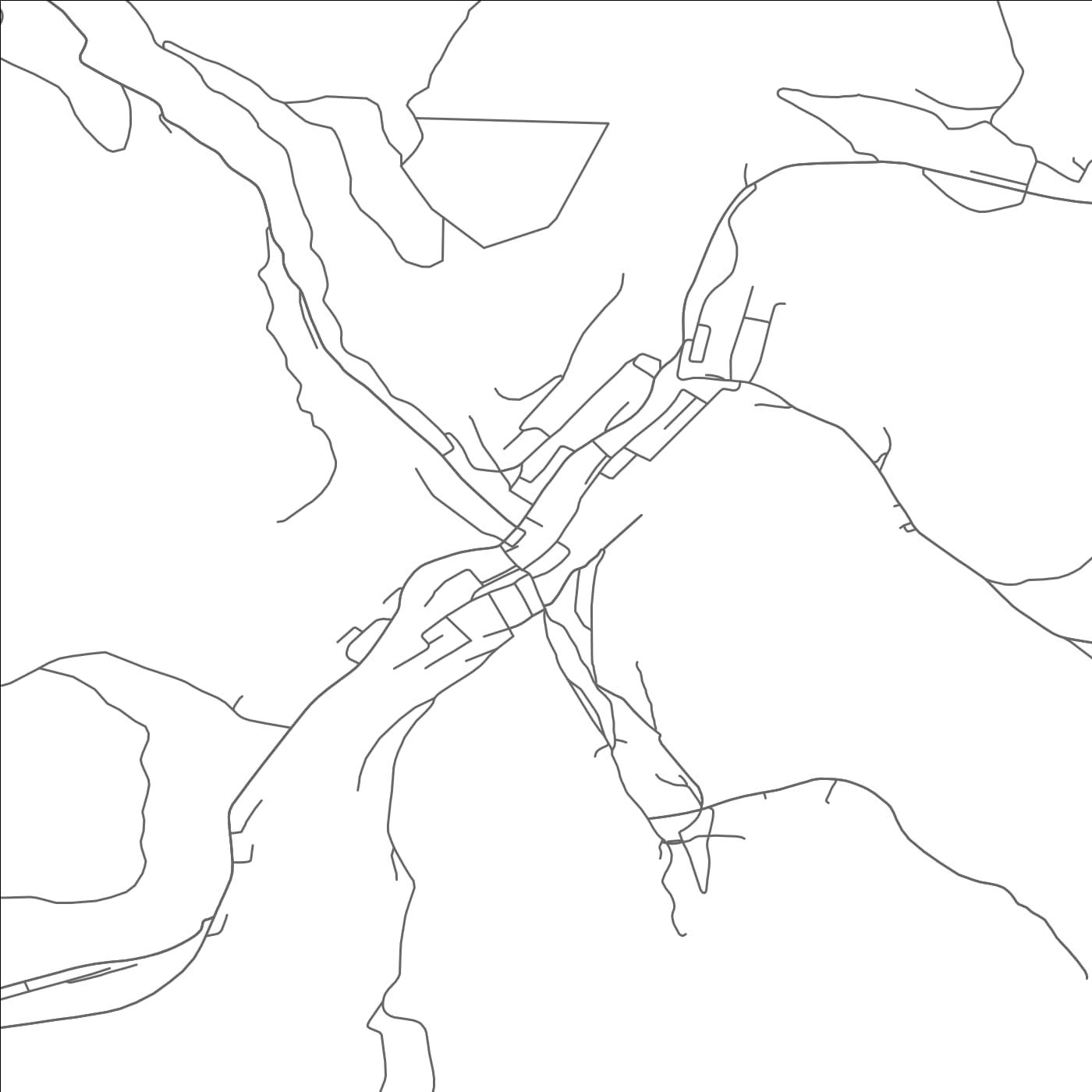 ROAD MAP OF LONACONING, MARYLAND BY MAPBAKES