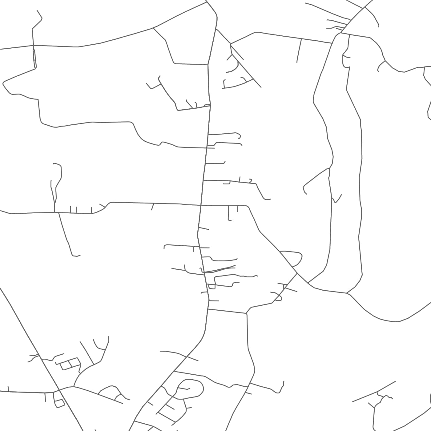 ROAD MAP OF MAPLEVILLE, MARYLAND BY MAPBAKES