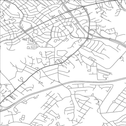 ROAD MAP OF MARLOW HEIGHTS, MARYLAND BY MAPBAKES