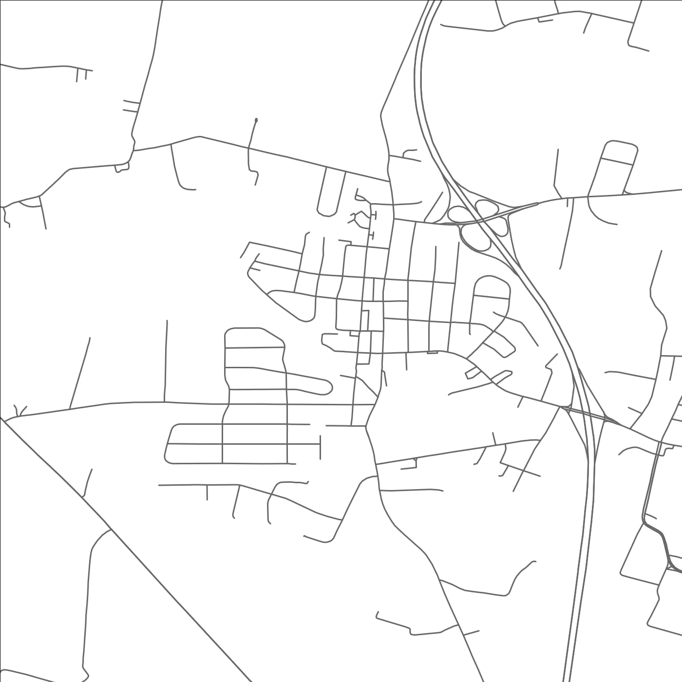 ROAD MAP OF MAUGANSVILLE, MARYLAND BY MAPBAKES