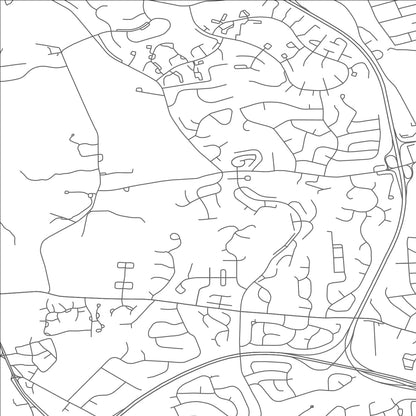 ROAD MAP OF MAYS CHAPEL, MARYLAND BY MAPBAKES