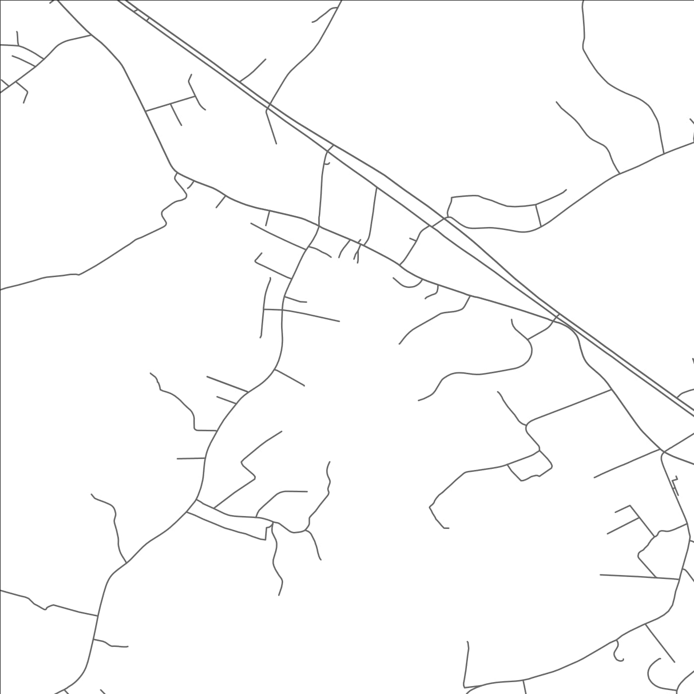 ROAD MAP OF MECHANICSVILLE, MARYLAND BY MAPBAKES