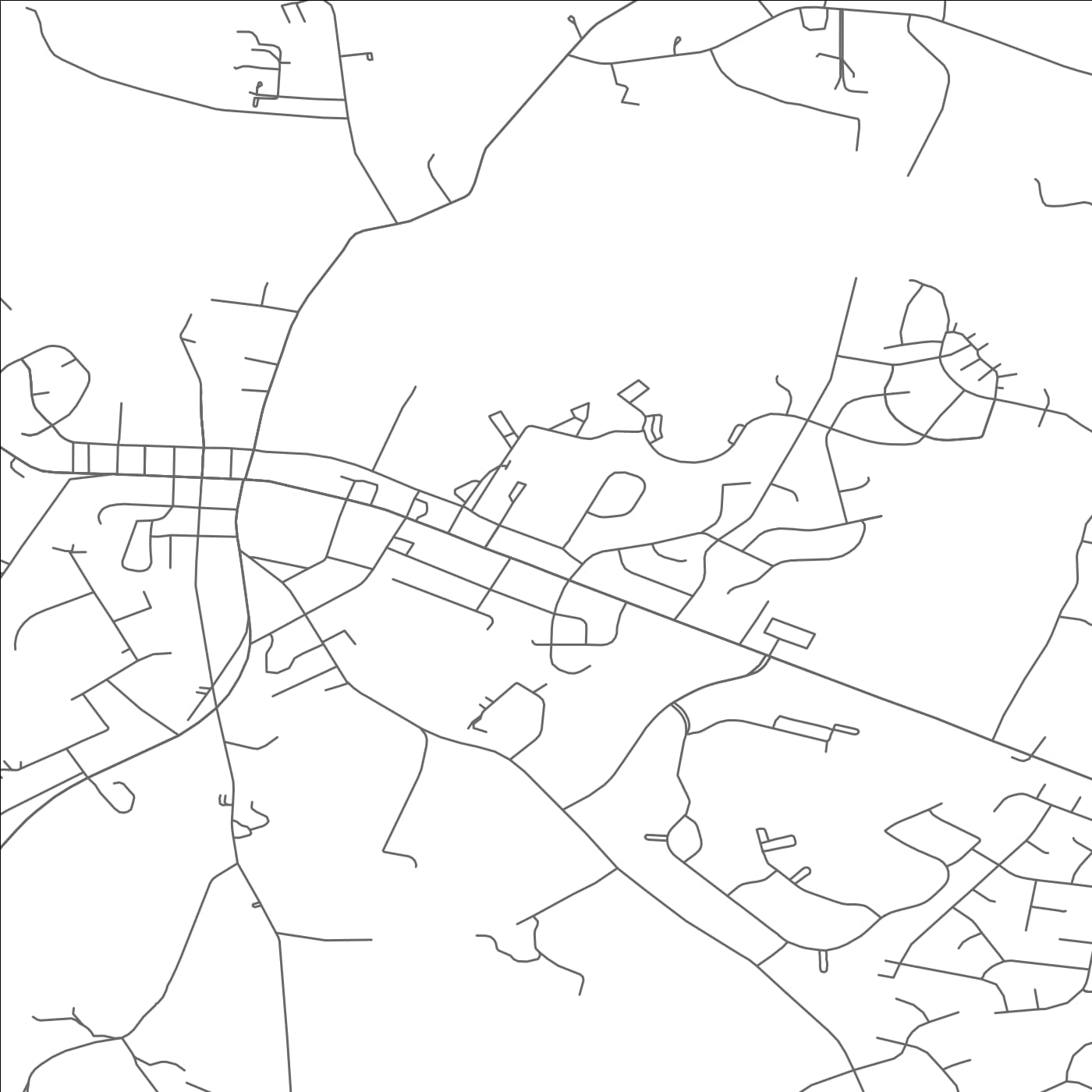 ROAD MAP OF MIDDLETOWN, MARYLAND BY MAPBAKES