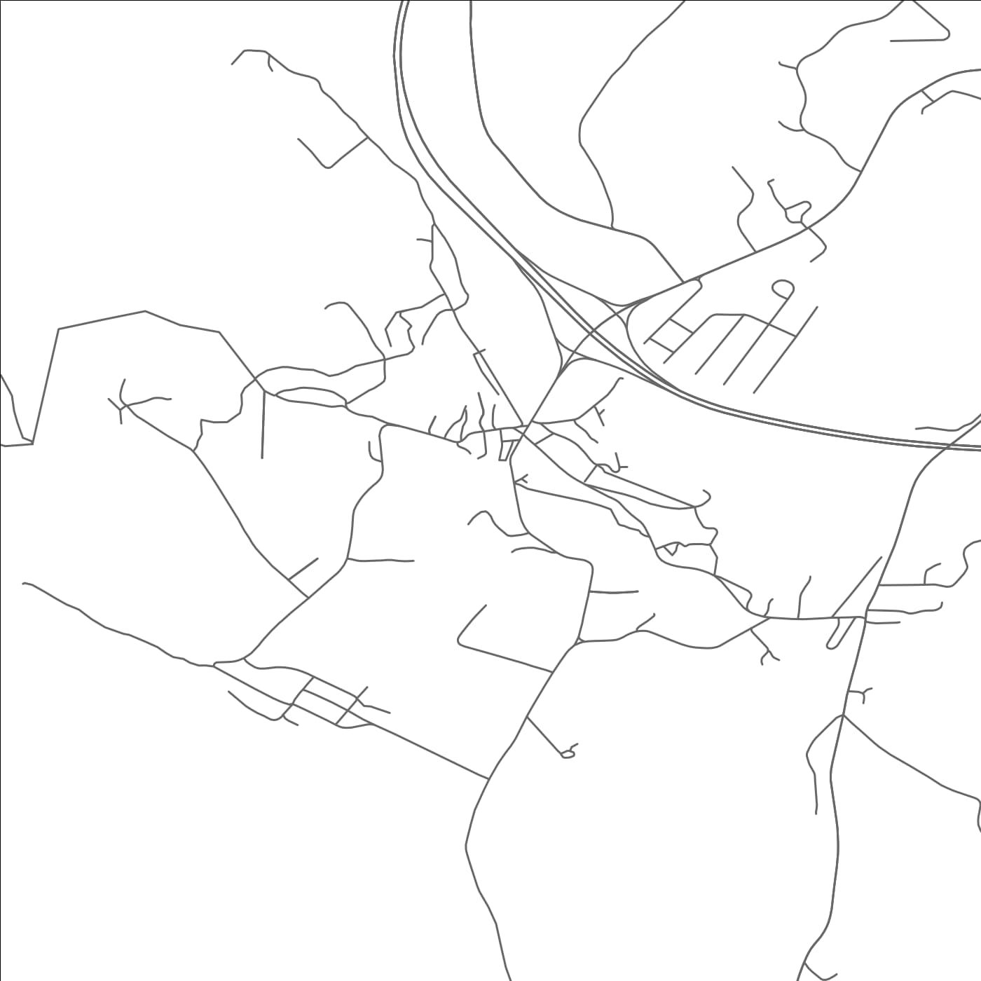 ROAD MAP OF MIDLOTHIAN, MARYLAND BY MAPBAKES