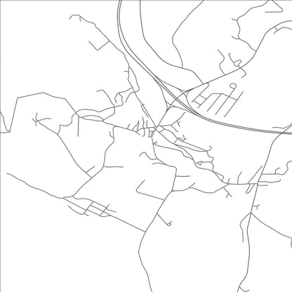 ROAD MAP OF MIDLOTHIAN, MARYLAND BY MAPBAKES