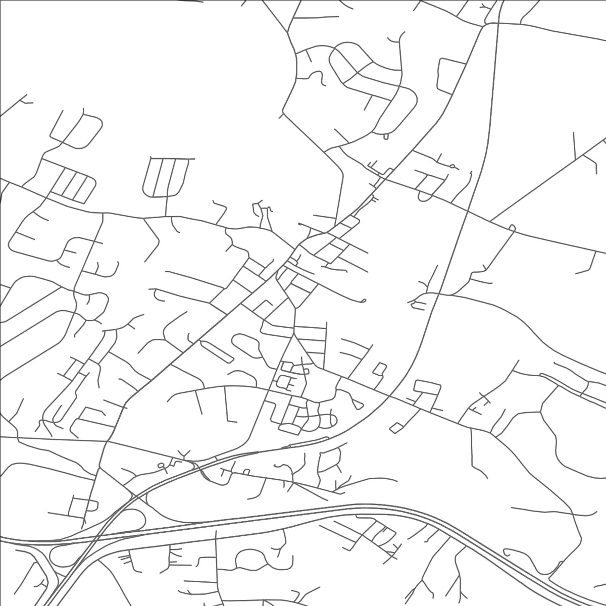 ROAD MAP OF MOUNT AIRY, MARYLAND BY MAPBAKES