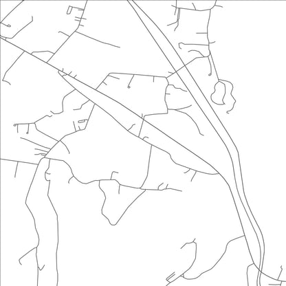 ROAD MAP OF MOUNT LENA, MARYLAND BY MAPBAKES