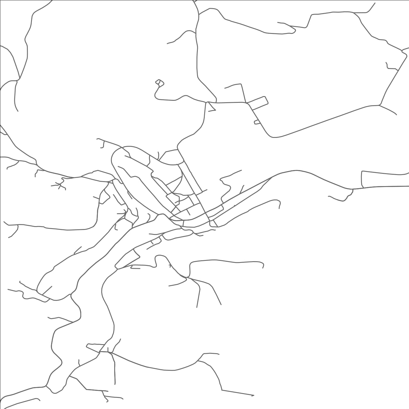 ROAD MAP OF MOUNT SAVAGE, MARYLAND BY MAPBAKES