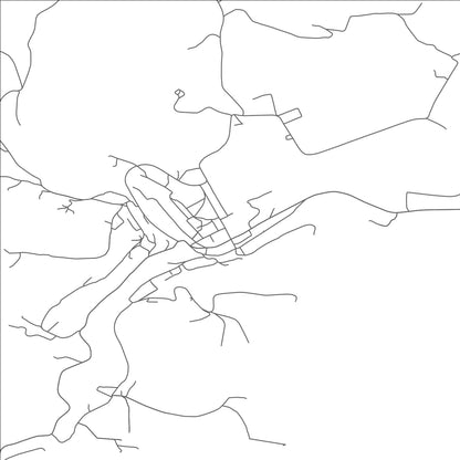 ROAD MAP OF MOUNT SAVAGE, MARYLAND BY MAPBAKES