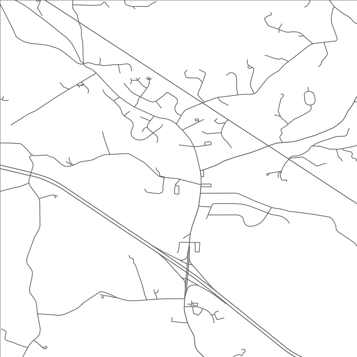 ROAD MAP OF MYERSVILLE, MARYLAND BY MAPBAKES