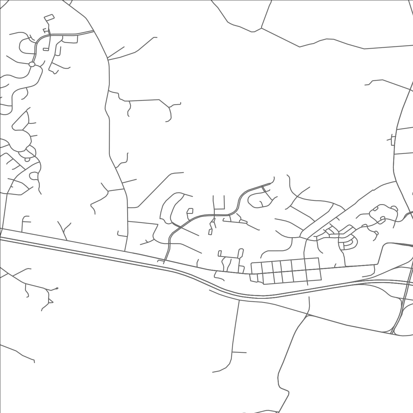 ROAD MAP OF NEW MARKET, MARYLAND BY MAPBAKES