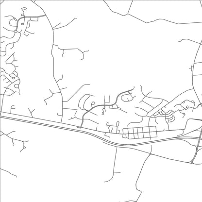 ROAD MAP OF NEW MARKET, MARYLAND BY MAPBAKES