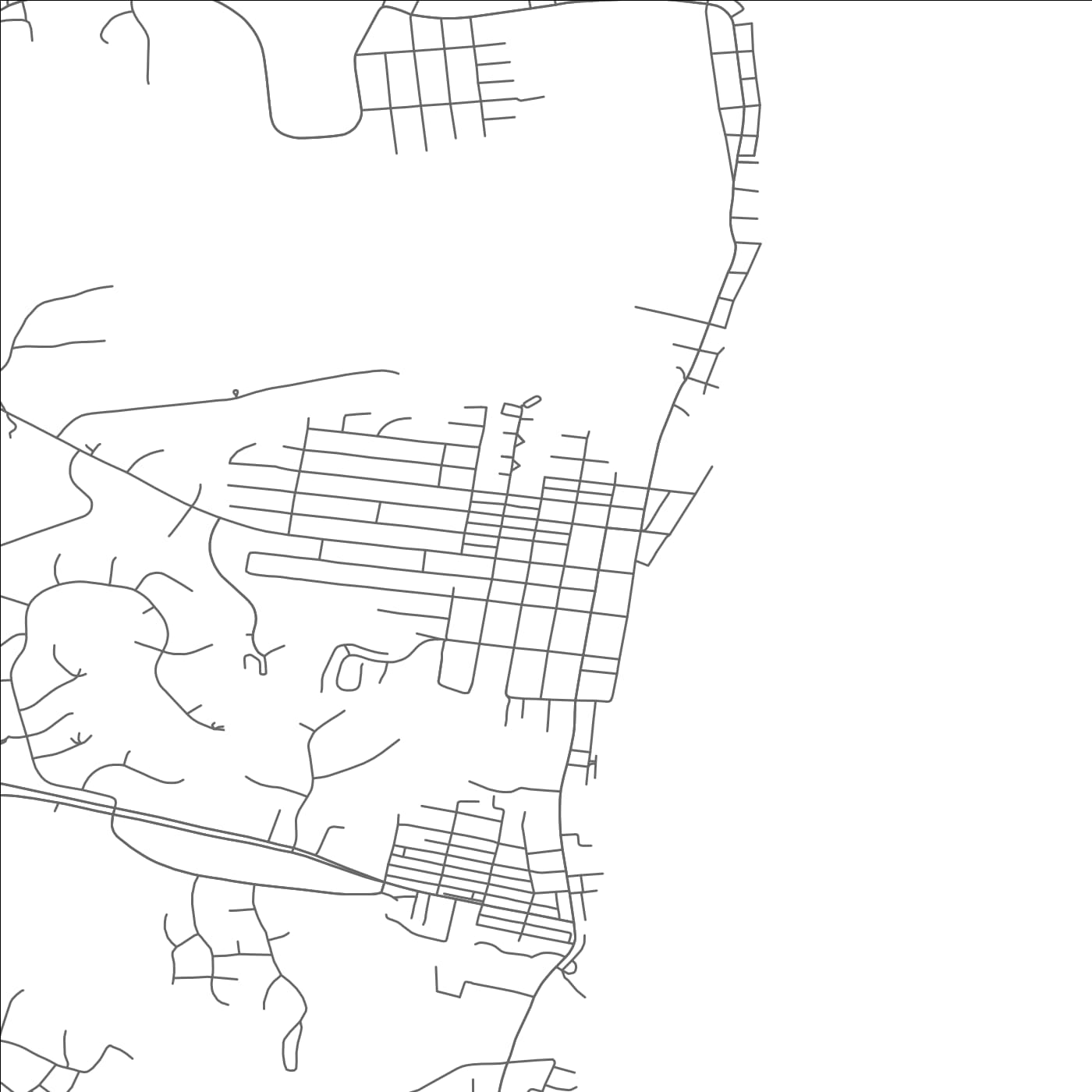 ROAD MAP OF NORTH BEACH, MARYLAND BY MAPBAKES