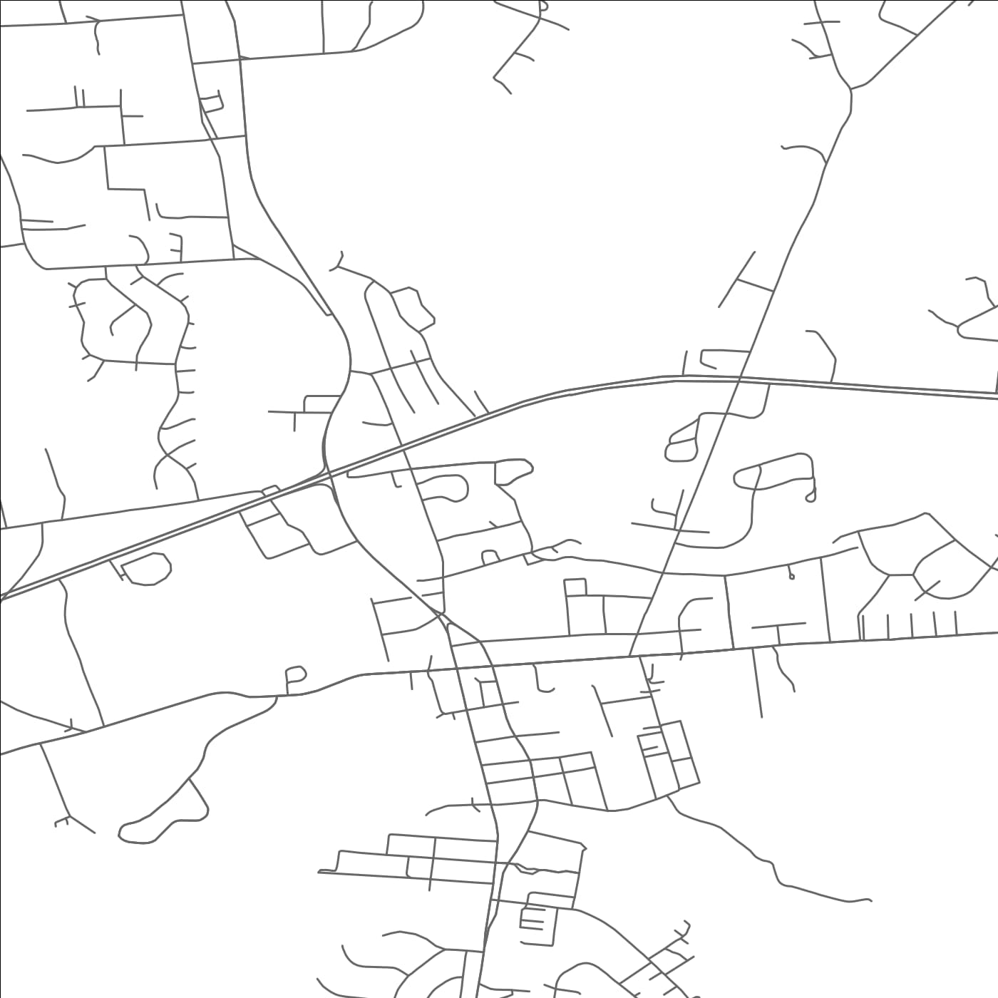 ROAD MAP OF NORTH EAST, MARYLAND BY MAPBAKES