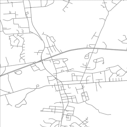 ROAD MAP OF NORTH EAST, MARYLAND BY MAPBAKES